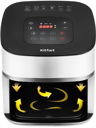 Аэрогриль Kitfort KT-2217 белый/черный