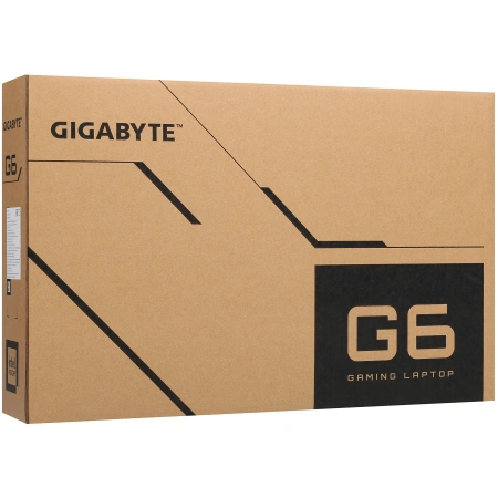 16" Ноутбук GIGABYTE G6 KF (KF-H3KZ853KD) Intel Core i7-13620H/16Gb/SSD512 ГБGb/RTX4060 8Gb/16"/IPS/FHD+/165Hz/NoOS/Black