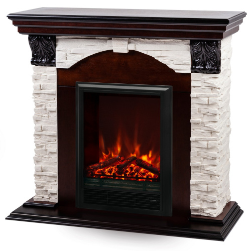 Электрокамин RealFlame Dublin Lux AO античный дуб с очагом Eugene