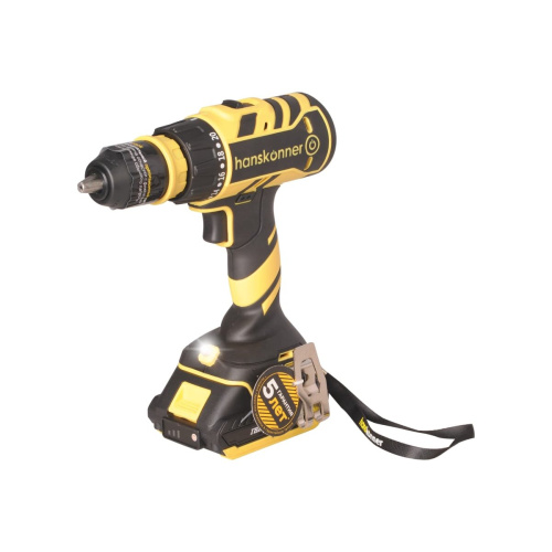 Дрель Hanskonner HCD1865C 2 акк. 2 Ач, кейс