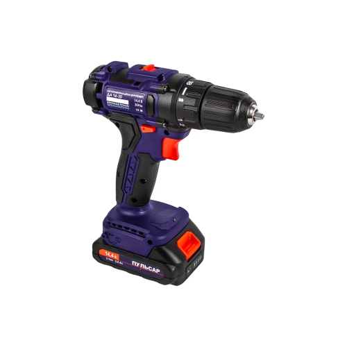 Дрель-шуруповерт Пульсар ДА 14-30 (916-950) безударная 2,0Ahx2