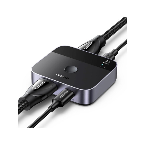 Переключатель UGREEN AW503 (55452) USB-C+HDMI Switch 2 In 1 Out Up to 4K@60Hz Black