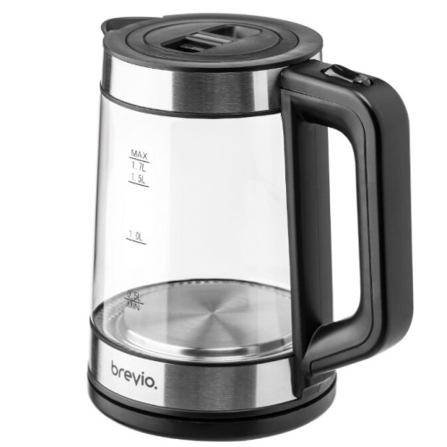 Электрочайник Brevio Glass Kettle BV1706 черный