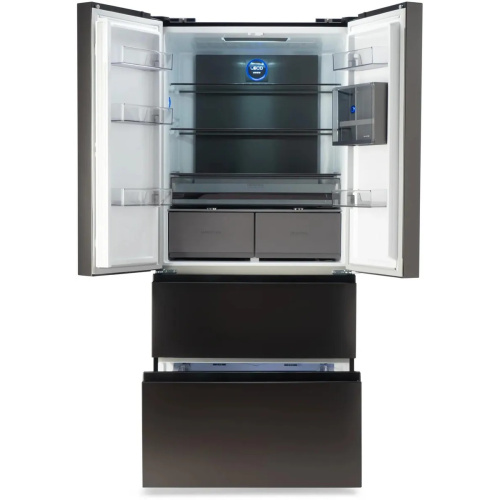 Холодильник Hyundai CM55043F черное стекло