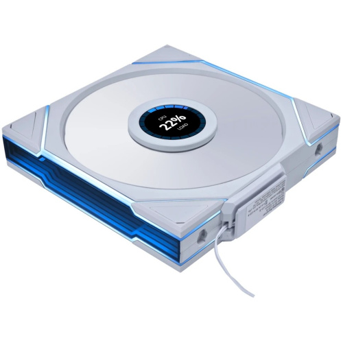 Вентилятор Lian Li Uni Fan TL Wireless LCD 140 Reverse Blade (G99.14RTLLCD1W1W.R0) / 14RTLLCD1W1W White / 140x140x28мм (PWM, ARGB, 1600 об/мин (Max.))