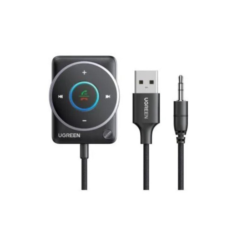 Адаптер UGREEN CM723 (35002) Car Bluetooth 5.3 Receiver Audio Adapter Black
