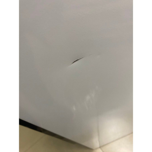 УЦ Холодильник HOTPOINT HT 5180 W белый/серебристый (плохая упаковка, б/у, нет документации, ремонт проводки реле компрессора)
