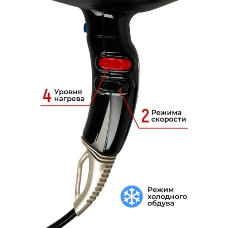 Фен ETI Eco Turbo 3900 Xtrapower черный