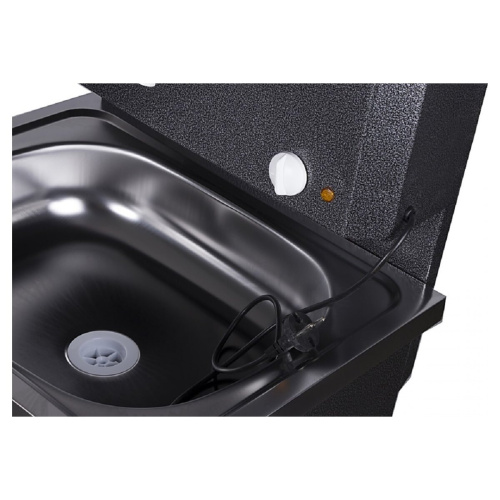 Умывальник дачный Вихрь Комфорт 74/4/8 с подогревом/нерж.мойка/серебро