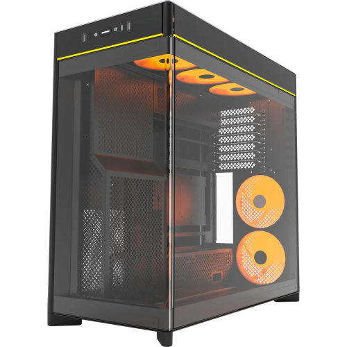 Корпус Montech HS02 Pro Black / ATX / 5x120mm ARGB fans hub / HS02 Pro (B)