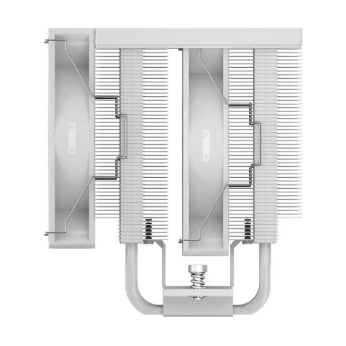 Кулер PcCooler RT720 TC ARGB WH (270W, 4-pin PWM, 157.5mm, Al/Cu, 7x6mm, 2x120mm, 73.32CFM, 34.9dBA, 2200RPM)