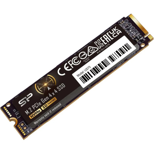 SSD Silicon Power US75 SP02KGBP44US7505, 2TB, M.2 2280, PCI-E 4x4, R/W -7000/6500 MB/s