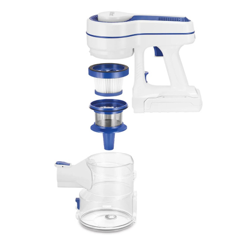 Пылесос KitFort КТ-5512 синий/белый