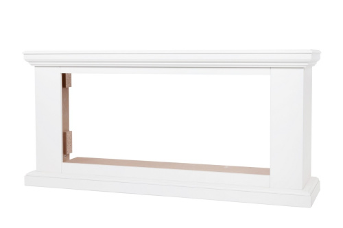 Портал каминный из МДФ RealFlame Miranda 42 WT молочный, под очаги Diamond 42 и Saphir 42