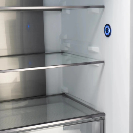 Холодильник Hyundai CM55043F черное стекло