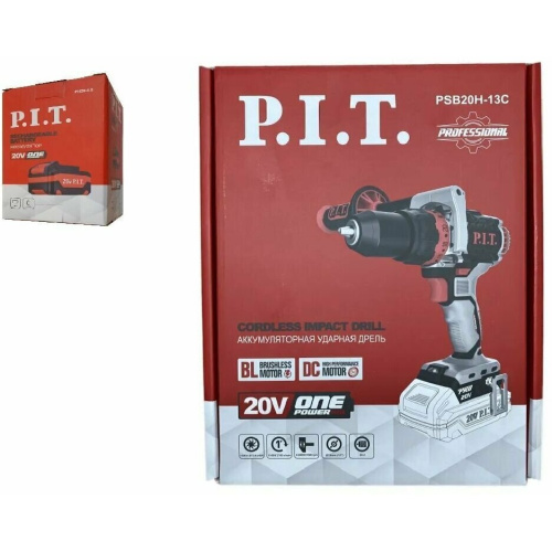 Дрель аккумуляторная P.I.T. PSB 20H-13C/1 X-Driver
