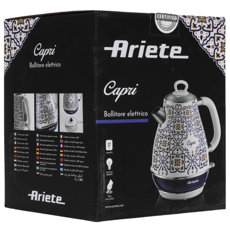 Электрочайник Ariete 00C28690CAR0 Capri
