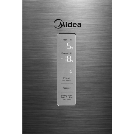 Холодильник Midea MDRB471MGF46O серебристый