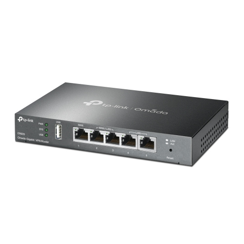 Роутер TP-Link SafeStream ER605 (TL-ER605) 10/100/1000BASE-TX черный
