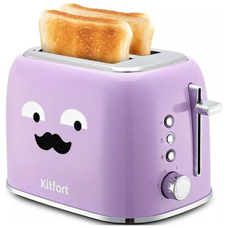 Тостер Kitfort КТ-6218-3 лавандовый