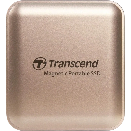 SSD Transcend ESD420 (TS4TESD420G) 4TB USB 3.2 Gen 2.2 Type-C (R/W - 2000/2000 MB/s) Champagne Gold MagSafe