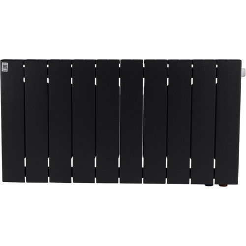 Биметаллический радиатор отопления Rifar Supremo Ventil SVR 350 10 секций нижнее правое подключение антрацит