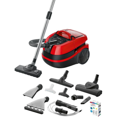 Пылесос Bosch BWD421PET красный