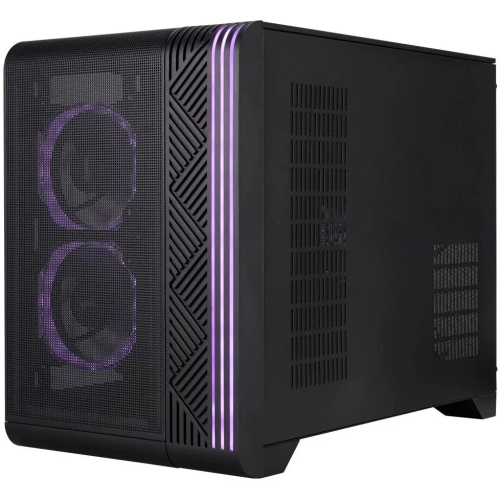 Корпус 1STPLAYER VT6 ARGB Black (VT6-BK-3FS7) / mATX / 3x120mm ARGB fans