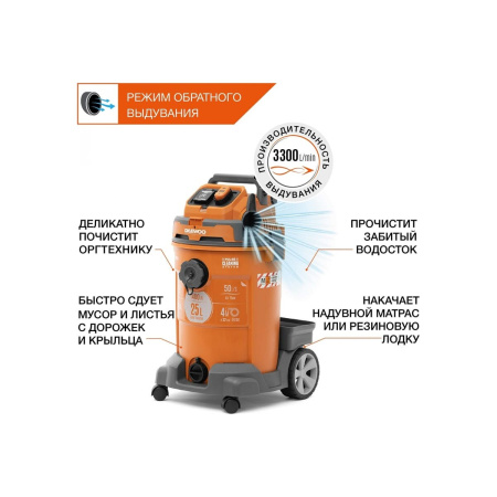 Пылесос строительный DAEWOO DAVC 2500SD