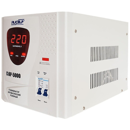 Стабилизатор напряжения Rucelf СтАР-5000 белый