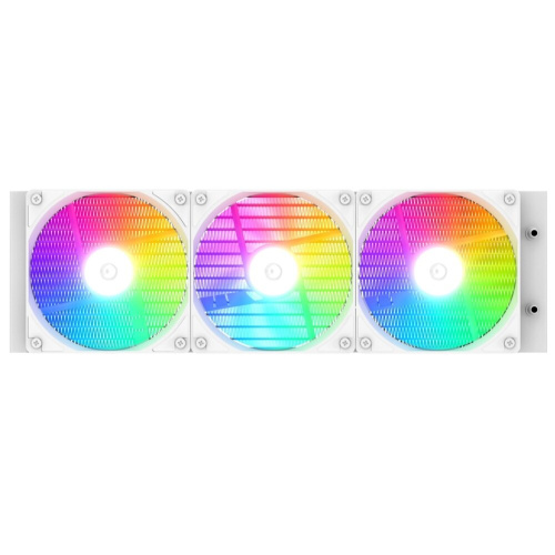 СВО ID-COOLING SL360 XE White LGA20XX/1700/1200/115X/AM5/AM4 (TDP 350W, PWM, LCD Display, Triple ARGB Fan 120mm, белы