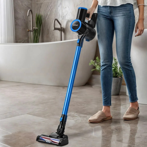 Пылесос ручной KitFort КТ-5279 черный/синий