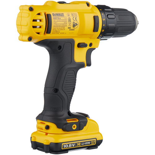 Дрель-шуруповерт DEWALT DCD 710 D2 10.8v 2.0Ah Li-Ion