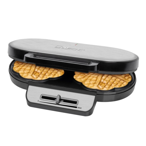 Вафельница Clatronic WA 3745 schwarz-inox