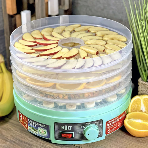 Сушилка для овощей и фруктов Holt HT-FD-002 бирюзовый