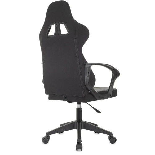 Кресло игровое Zombie Carry черный/серый крестов. пластик