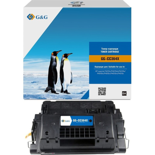 Картридж лазерный G&G GG-CC364X черный 24000стр для HP LJ P4015/P4515