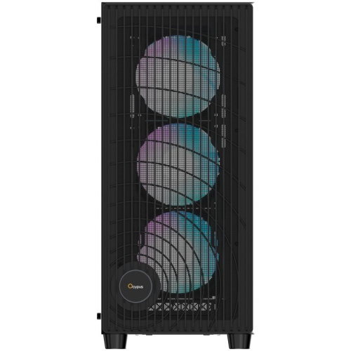 Корпус Ocypus Gamma C70 BK ARGB (Gamma-C70-BKG400XX-GL) (ATX, без БП, 1хUSB2.0, 1хUSB3.0, с окном)