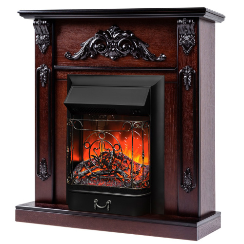 Электрокамин RealFlame Anita AO античный дуб с очагом Majestic Lux Black