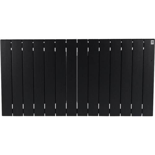 Биметаллический радиатор отопления Rifar Supremo 500 боковое подключение 14 секций антрацит