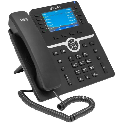 Телефон IP Флат Flat-Phone-B10/RU черный