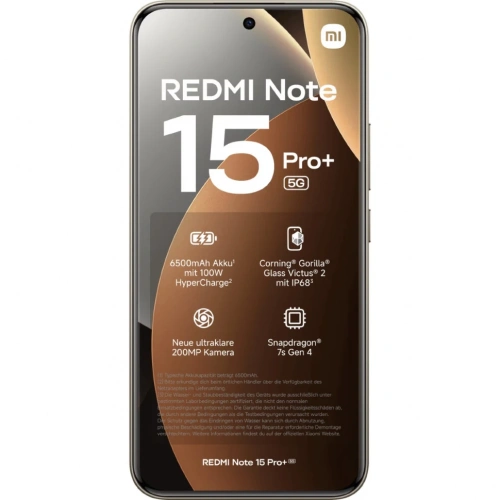 Смартфон Xiaomi Redmi Note 15 Pro + 5G 12/512 Коричневый