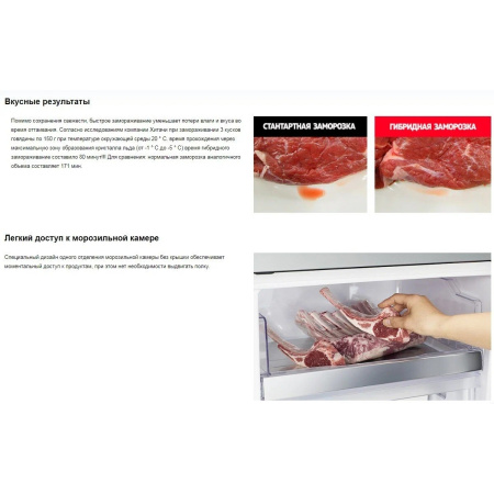 Холодильник Hitachi R-BG410PUC6X GPW белый