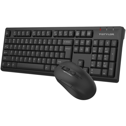 Клавиатура + мышь A4Tech Fstyler FG1200 клав черный мышь:черный
