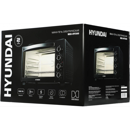 Мини-печь Hyundai MIO-HY099 черный