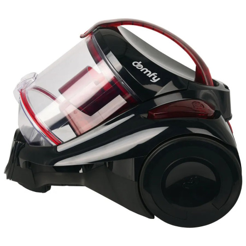 Пылесос Domfy DSC-VC704 черный/красный