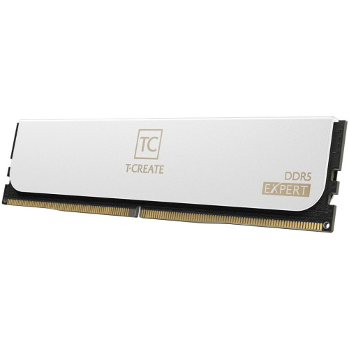 ОЗУ TEAMGROUP T-Create Expert (CTCWD5128G6400HC42CDC01) 128GB (2x64GB) DDR5 6400MHz CL42 (42-52-52-102) 1.25V / White