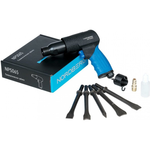 Пневмозубило NORDBERG NP5065 190мм с комплектом насадок