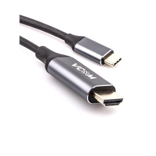 Кабель Vcom CU423MC-1.8M USB 3.1 Type-Cm - HDMI A(m) 4K 60Hz, 1.8m ,Aluminium Shell,Vcom (CU423MC-1.8M)