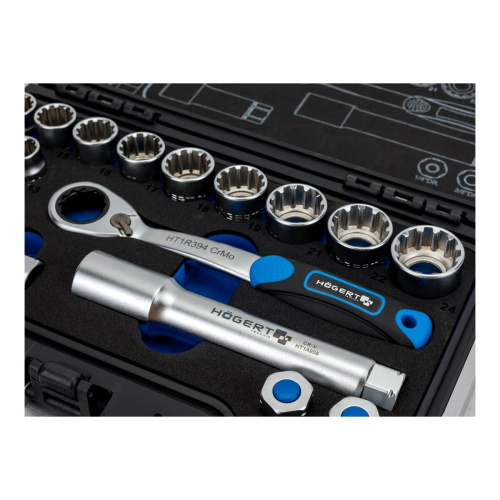 Набор инструментов HOEGERT TECHNIK HT1R478 18 шт.